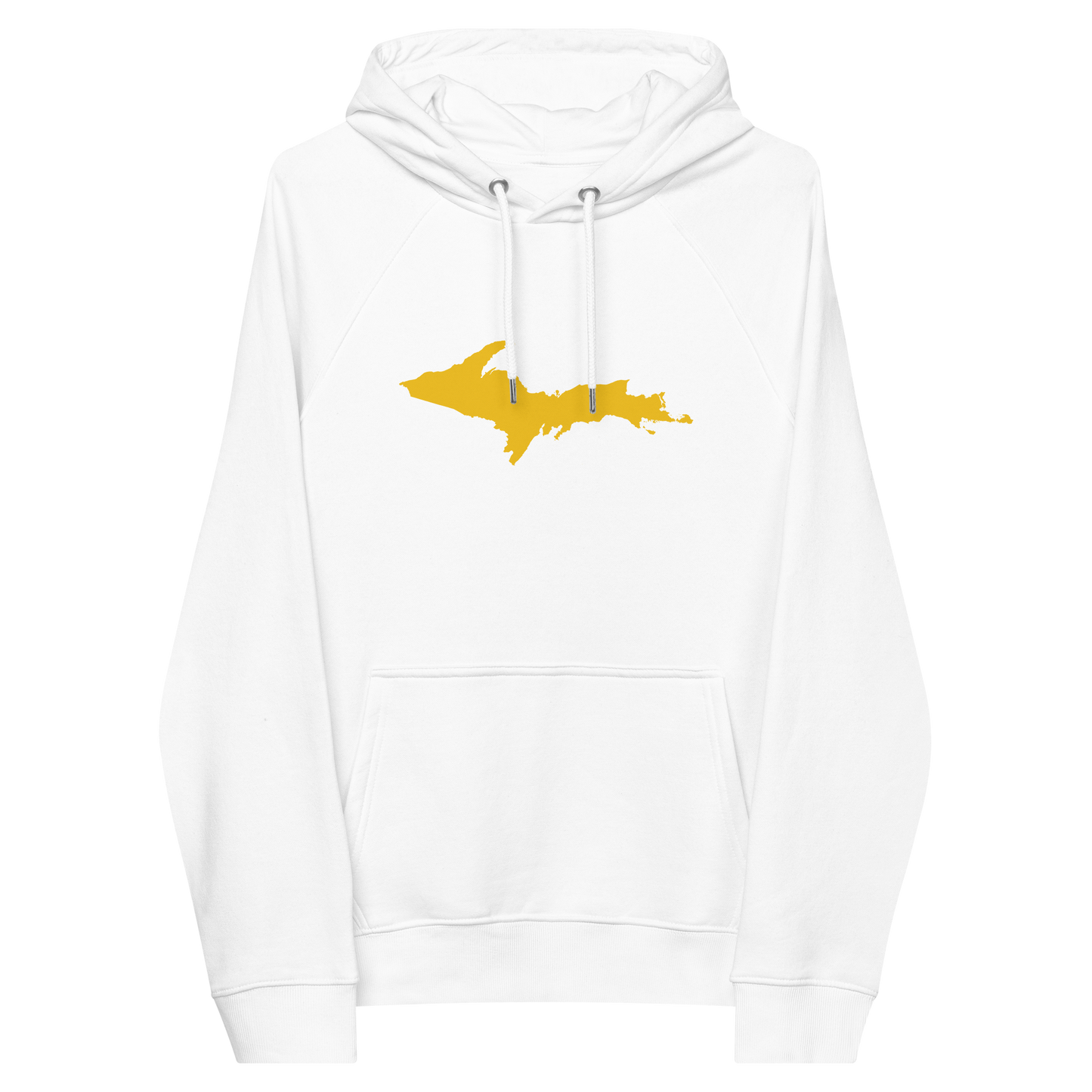 Michigan Upper Peninsula Hoodie (w/ Gold UP Outline) | Unisex Organic