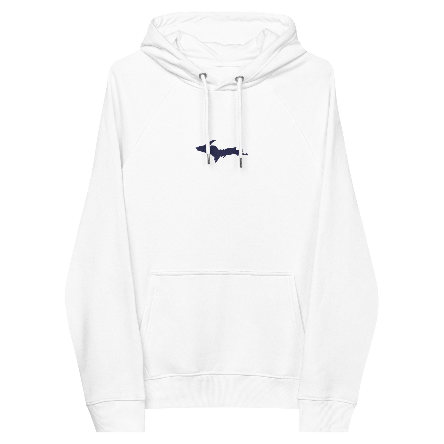 Michigan Upper Peninsula Hoodie (w/ Embroidered UP Outline) | Unisex Organic