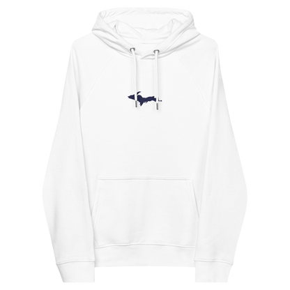 Michigan Upper Peninsula Hoodie (w/ Embroidered UP Outline) | Unisex Organic