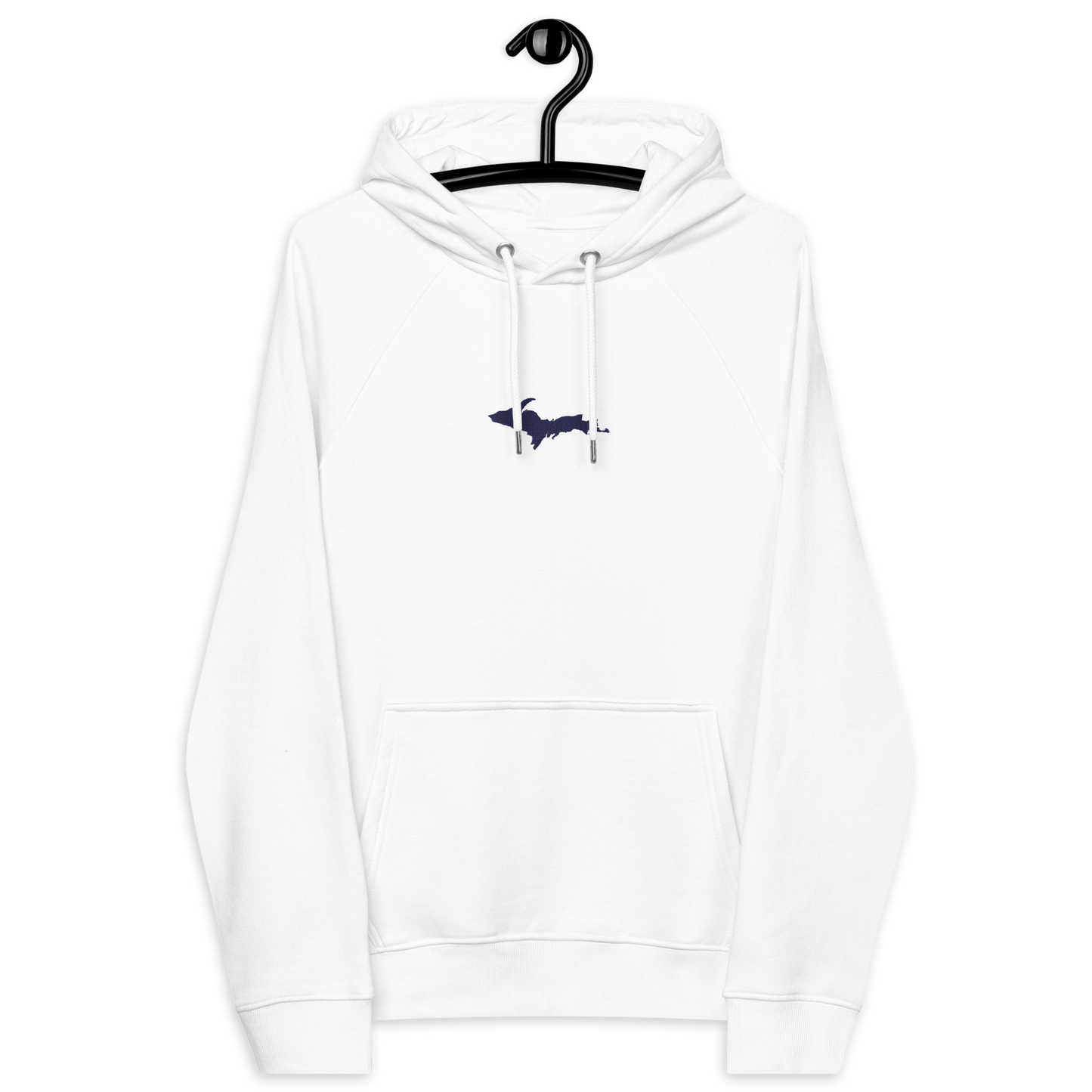 Michigan Upper Peninsula Hoodie (w/ Embroidered UP Outline) | Unisex Organic