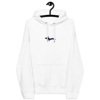 Michigan Upper Peninsula Hoodie (w/ Embroidered UP Outline) | Unisex Organic