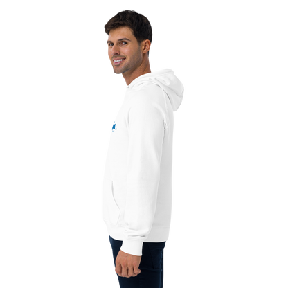 Michigan Upper Peninsula Hoodie (w/ Azure UP Outline) | Unisex Organic