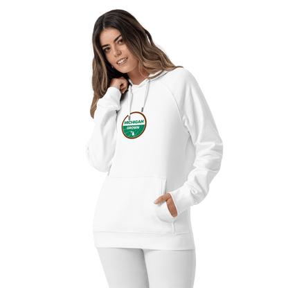 'Michigan Grown' Hoodie (Agricultural Certification Parody) | Unisex Organic - Circumspice Michigan