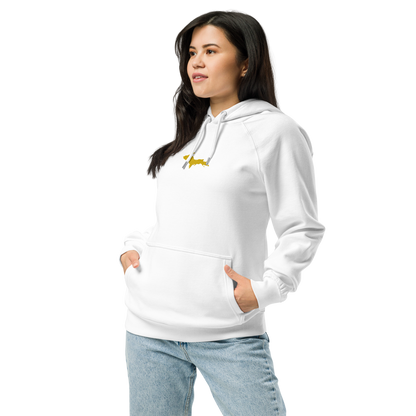 Michigan Upper Peninsula Hoodie (w/ Embroidered Gold UP Outline) | Unisex Organic