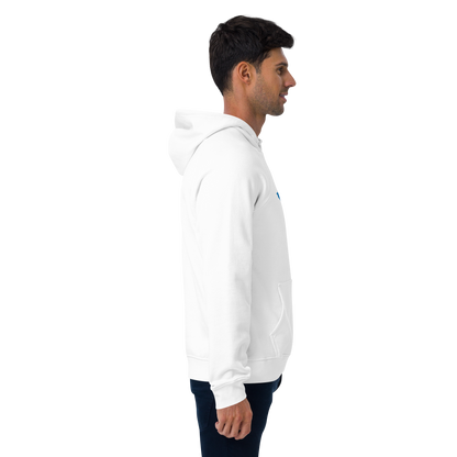 Michigan Upper Peninsula Hoodie (w/ Azure UP Outline) | Unisex Organic