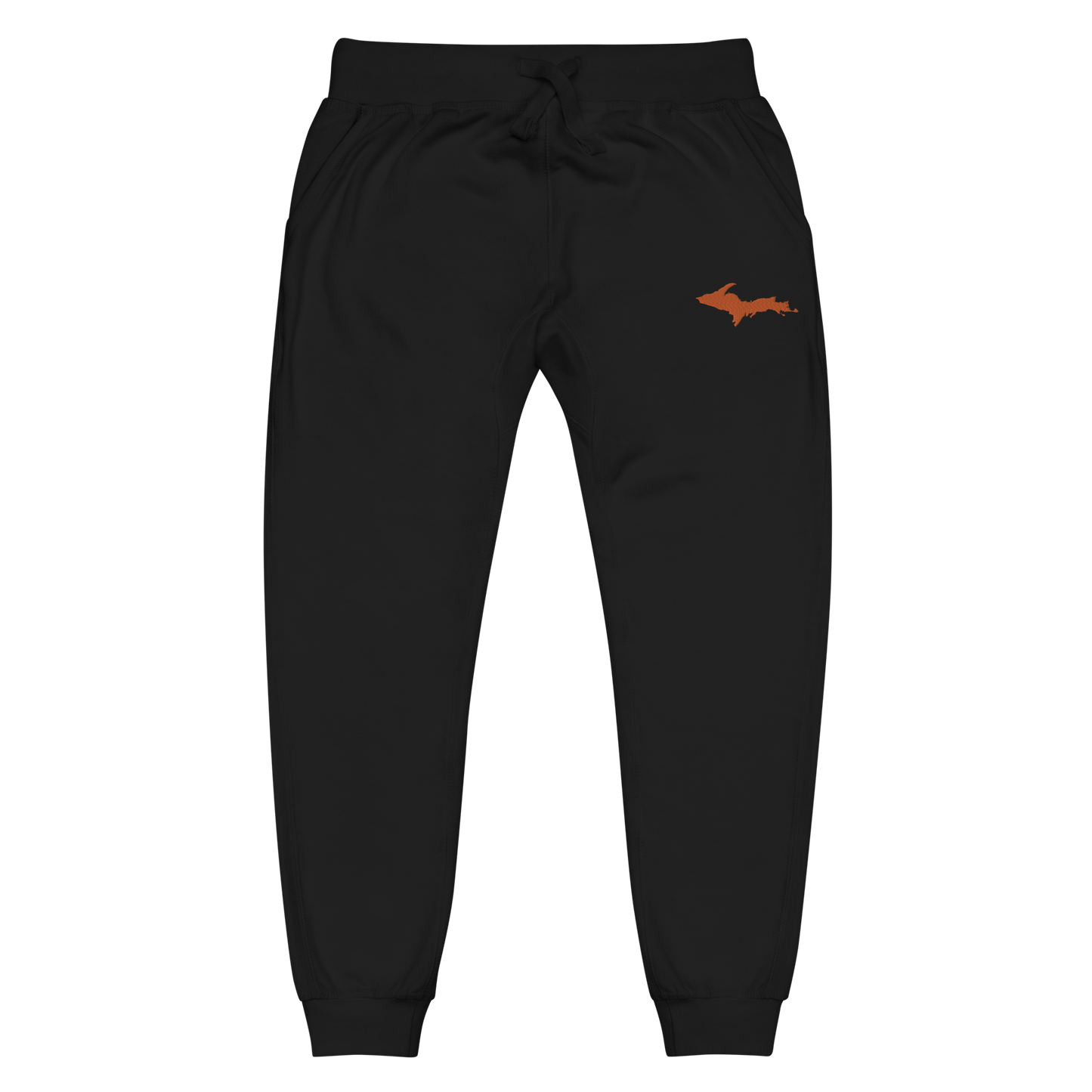 Michigan Upper Peninsula Sweatpants | Orange Embroidery