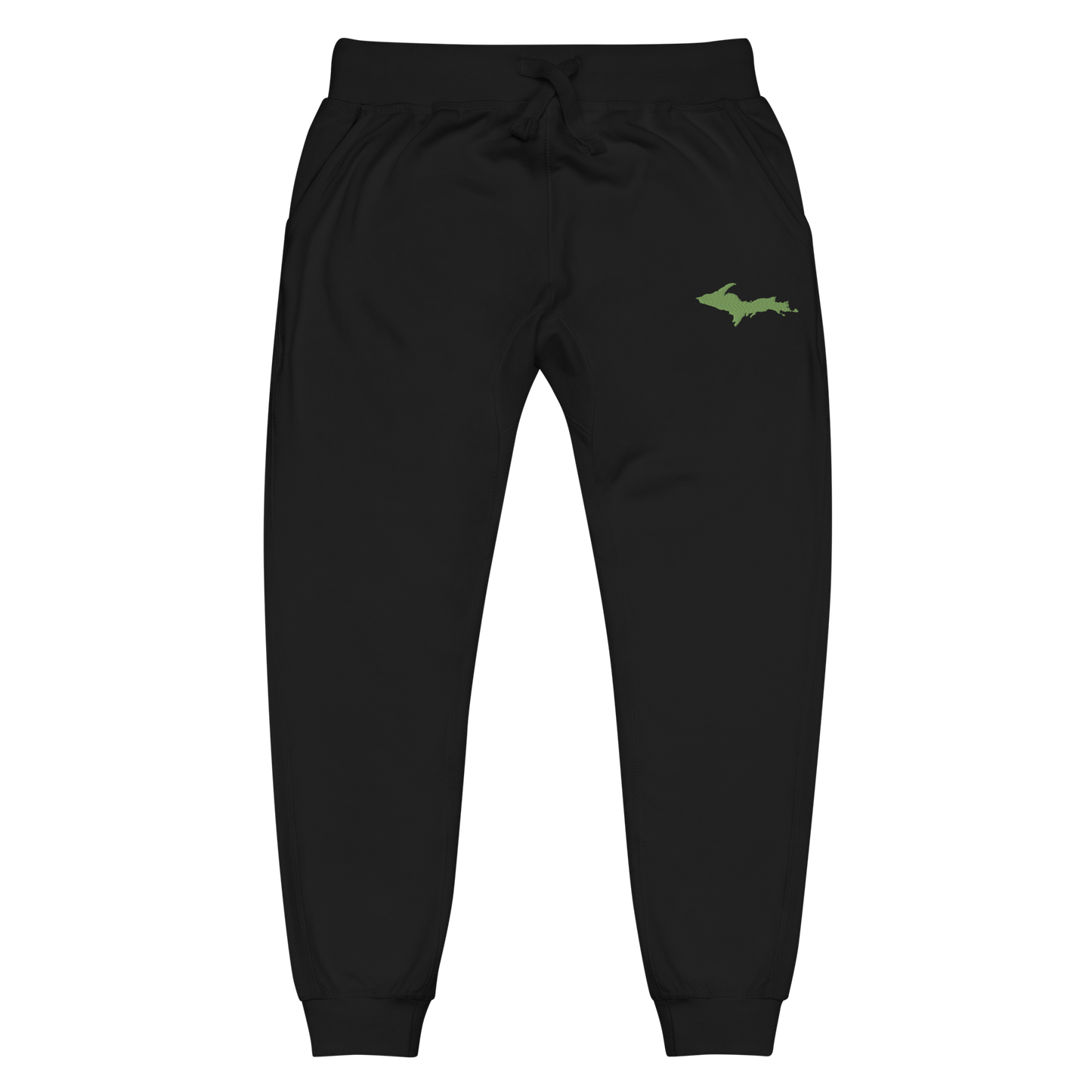 Michigan Upper Peninsula Sweatpants | Green Embroidery