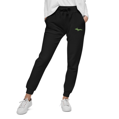 Michigan Upper Peninsula Sweatpants | Green Embroidery