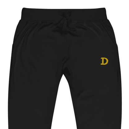 Detroit 'Old French D' Sweatpants | Gold Embroidery - Circumspice Michigan