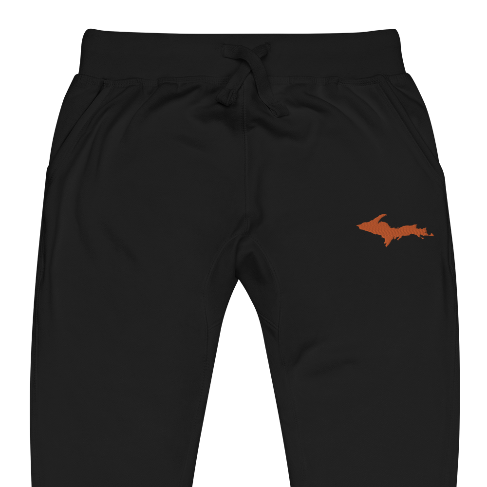 Michigan Upper Peninsula Sweatpants | Orange Embroidery