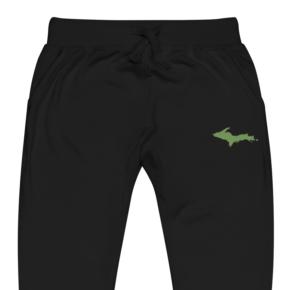 Michigan Upper Peninsula Sweatpants | Green Embroidery