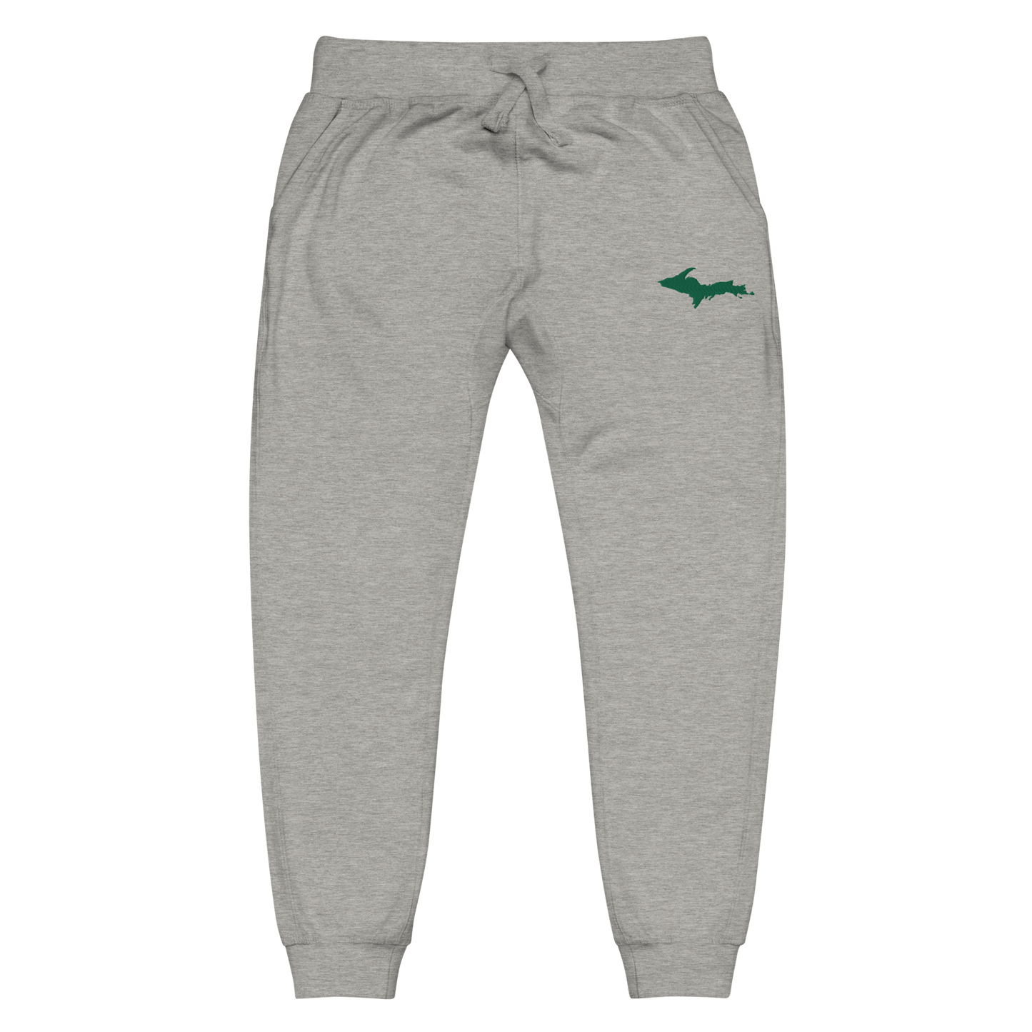 Michigan Upper Peninsula Sweatpants | Green Embroidery