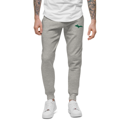 Michigan Upper Peninsula Sweatpants | Green Embroidery