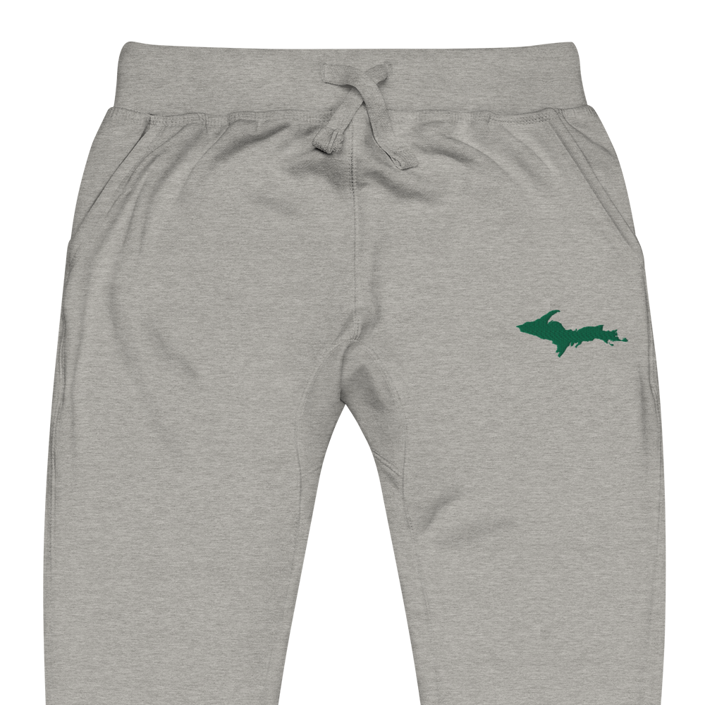 Michigan Upper Peninsula Sweatpants | Green Embroidery