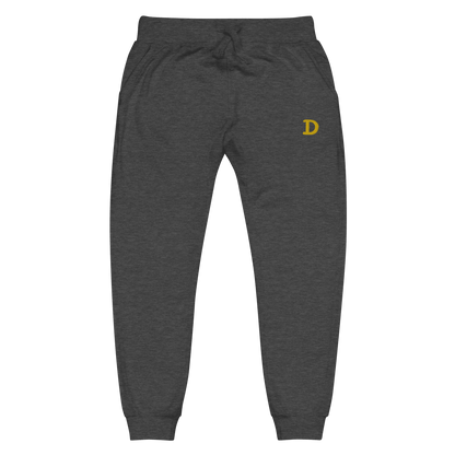 Detroit 'Old French D' Sweatpants | Gold Embroidery - Circumspice Michigan