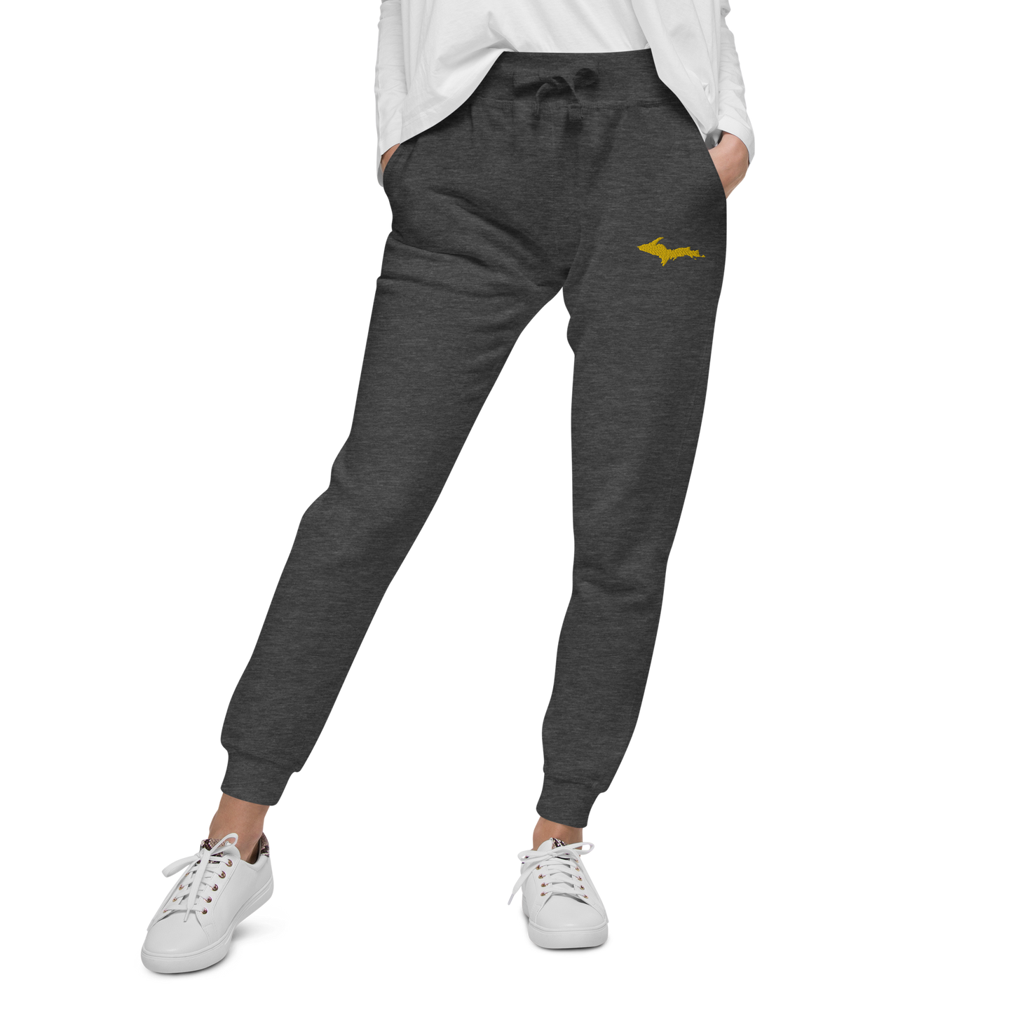 Michigan Upper Peninsula Sweatpants | Gold Embroidery