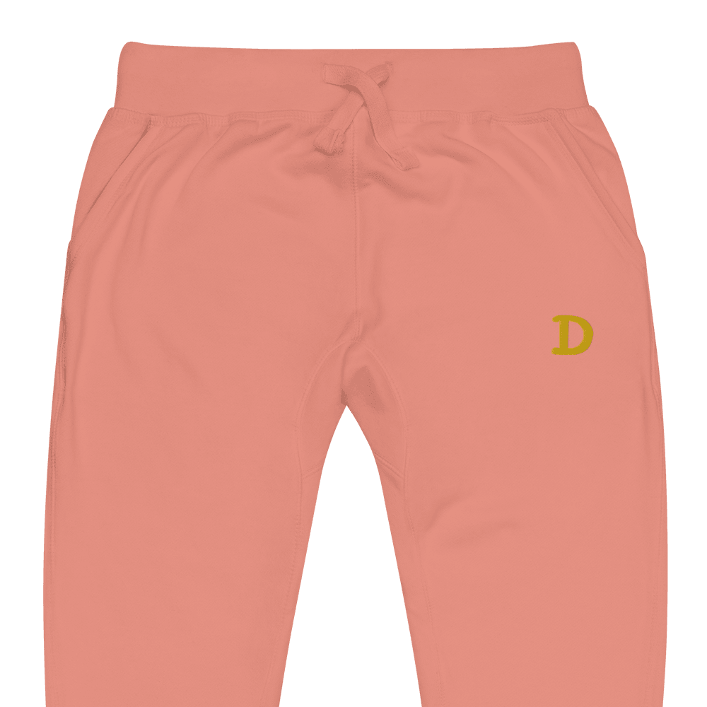 Detroit 'Old French D' Sweatpants | Gold Embroidery - Circumspice Michigan