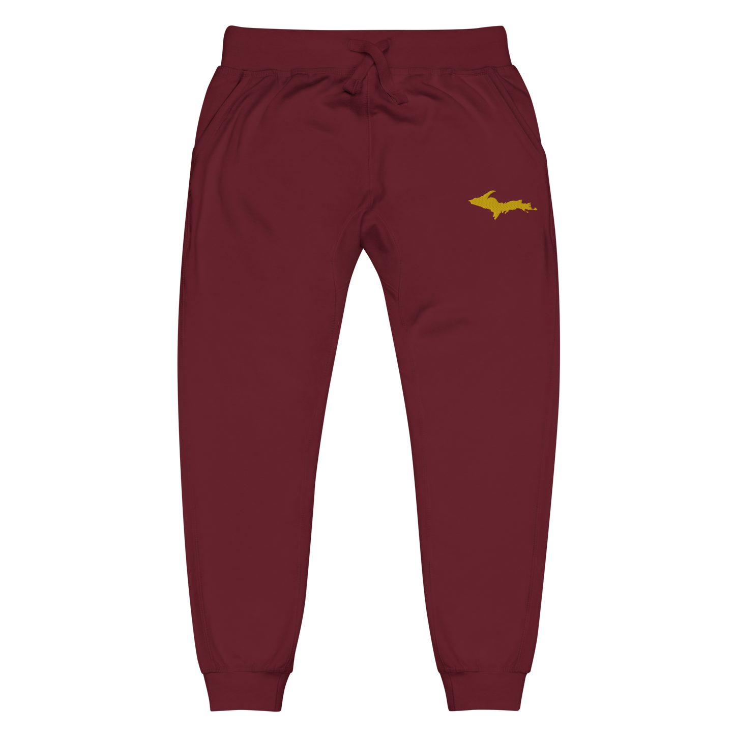 Michigan Upper Peninsula Sweatpants | Gold Embroidery