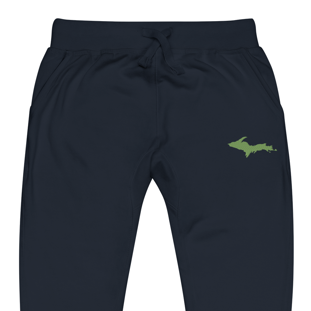 Michigan Upper Peninsula Sweatpants | Green Embroidery