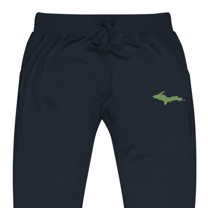 Michigan Upper Peninsula Sweatpants | Green Embroidery