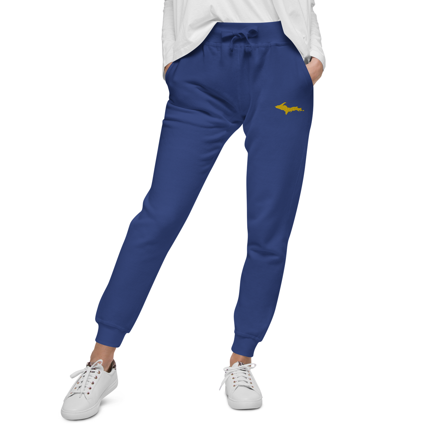 Michigan Upper Peninsula Sweatpants | Gold Embroidery