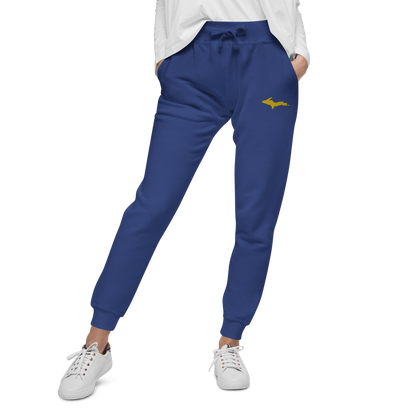 Michigan Upper Peninsula Sweatpants | Gold Embroidery