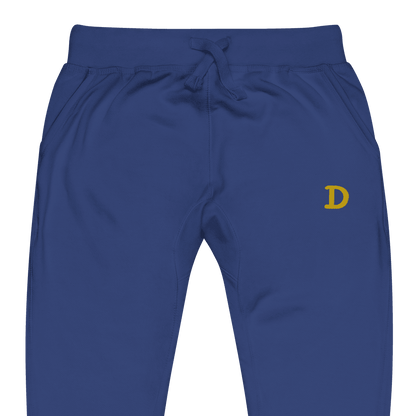 Detroit 'Old French D' Sweatpants | Gold Embroidery - Circumspice Michigan