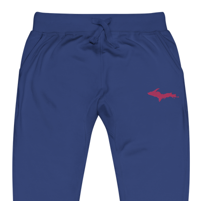 Michigan Upper Peninsula Sweatpants | Pink Embroidery