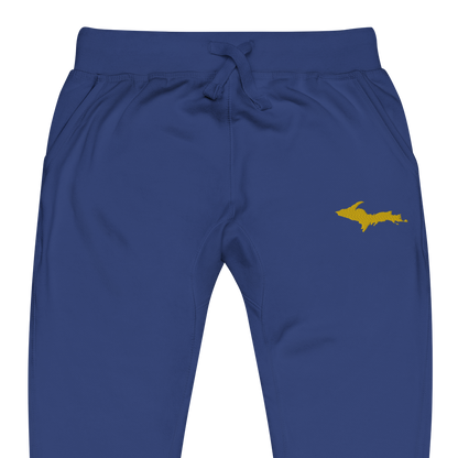 Michigan Upper Peninsula Sweatpants | Gold Embroidery