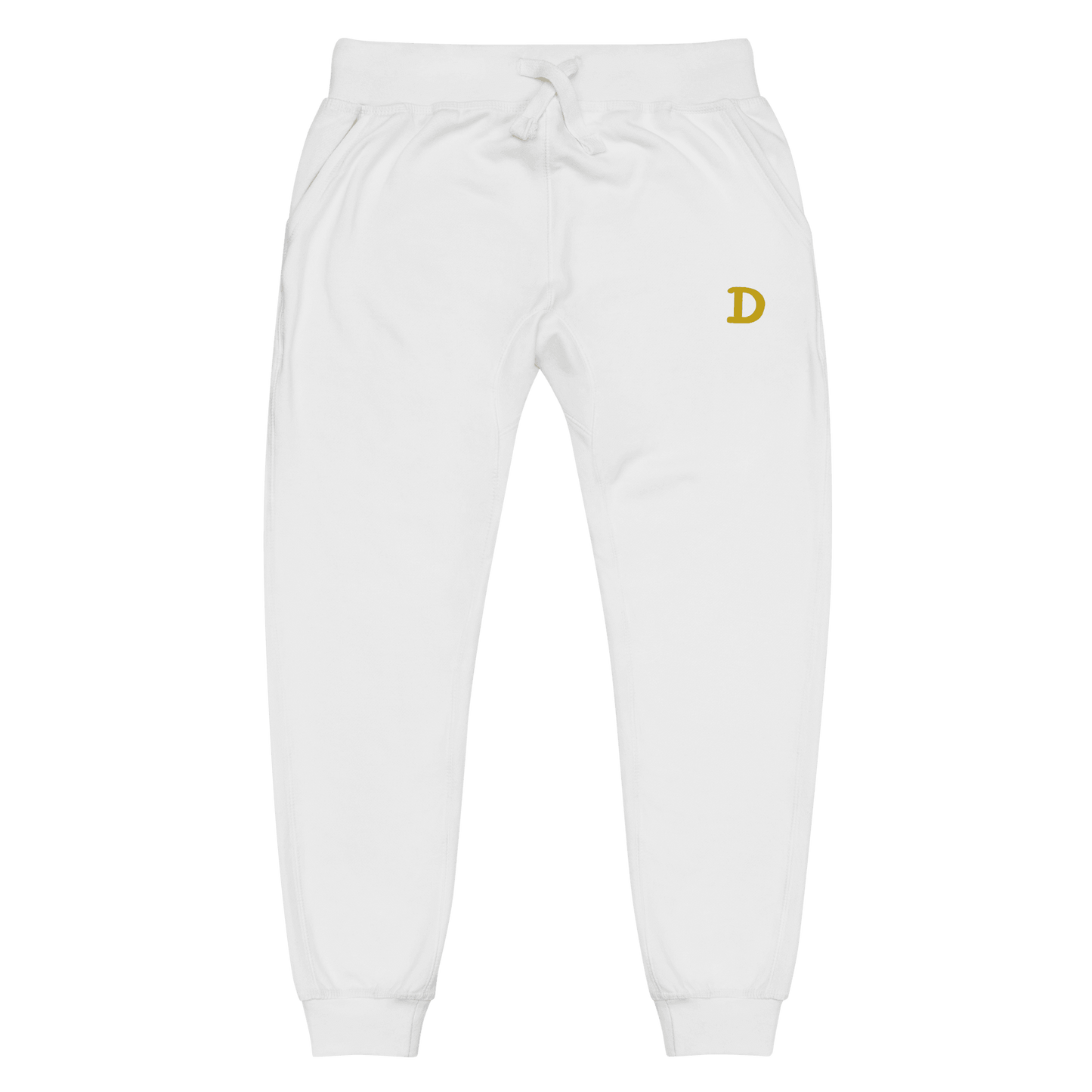 Detroit 'Old French D' Sweatpants | Gold Embroidery - Circumspice Michigan