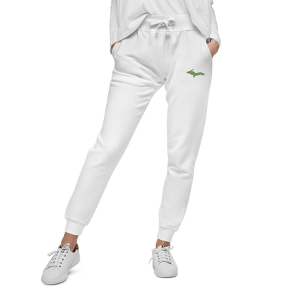 Michigan Upper Peninsula Sweatpants | Green Embroidery