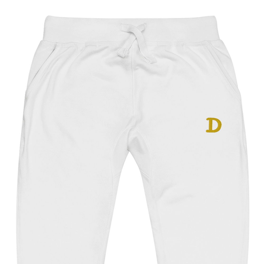 Detroit 'Old French D' Sweatpants | Gold Embroidery - Circumspice Michigan