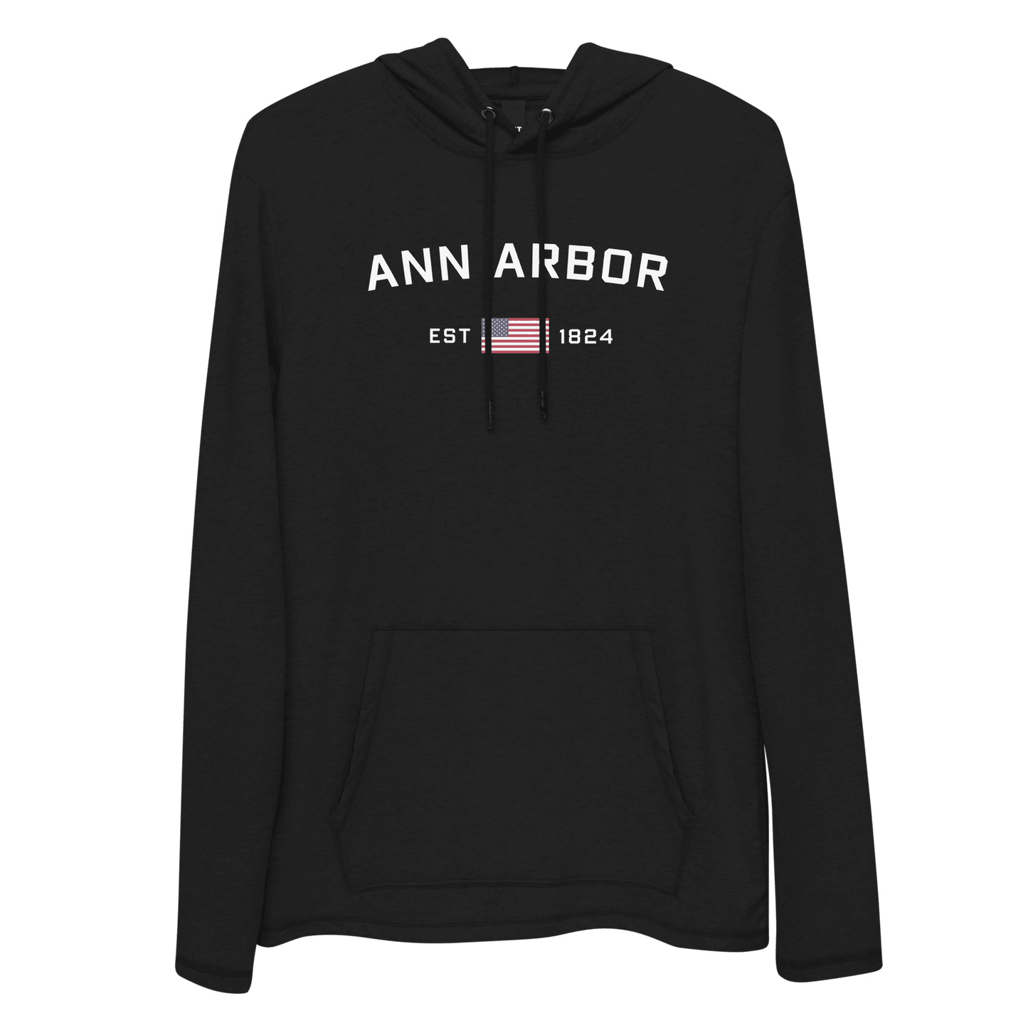 'Ann Arbor EST 1824' Lightweight Hoodie | Unisex - Circumspice Michigan