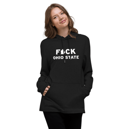 'F*CK Ohio State' Lightweight Hoodie (w/ Lower Peninsula Outline) | Unisex - Circumspice Michigan