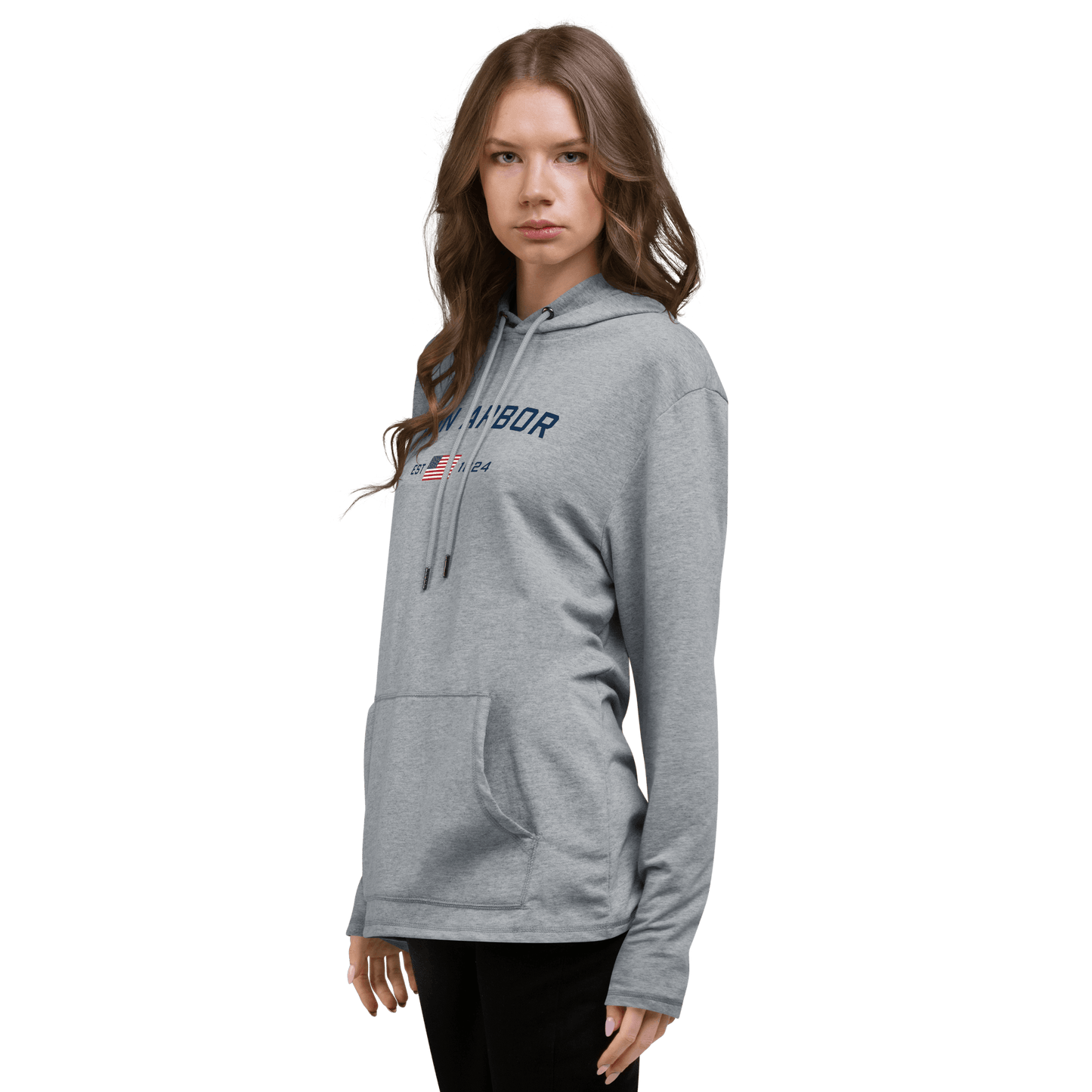 'Ann Arbor EST 1824' Lightweight Hoodie | Unisex - Circumspice Michigan