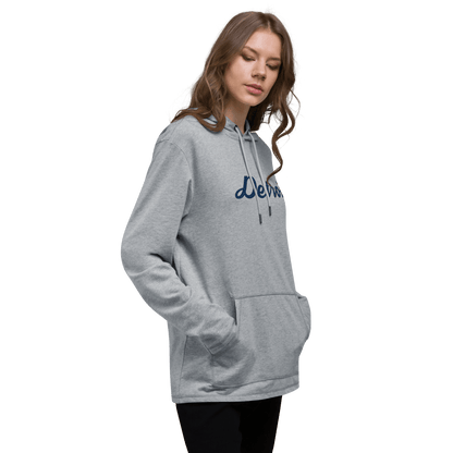 'Detroit' Lightweight Hoodie (Script Font) | Unisex - Circumspice Michigan