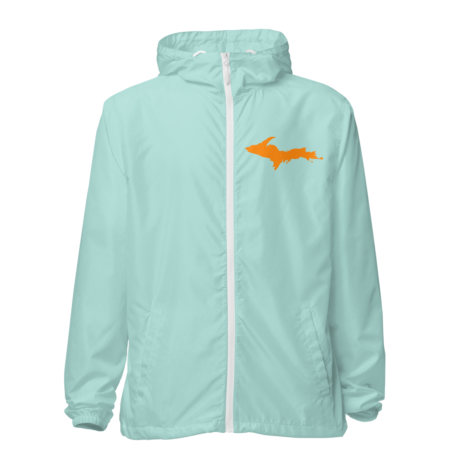 Michigan Upper Peninsula Windbreaker (w/ Orange UP Outline)