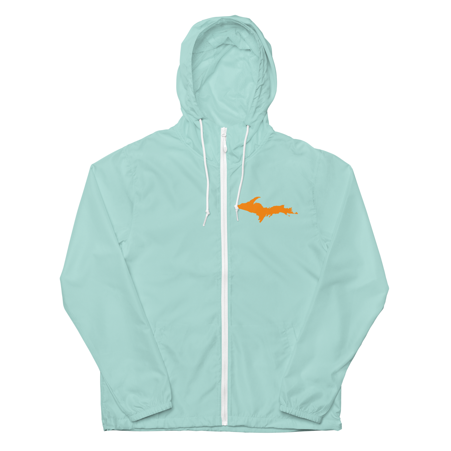 Michigan Upper Peninsula Windbreaker (w/ Orange UP Outline)