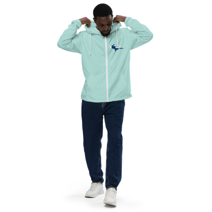 Michigan Upper Peninsula Windbreaker (w/ UP Finland Flag Outline)