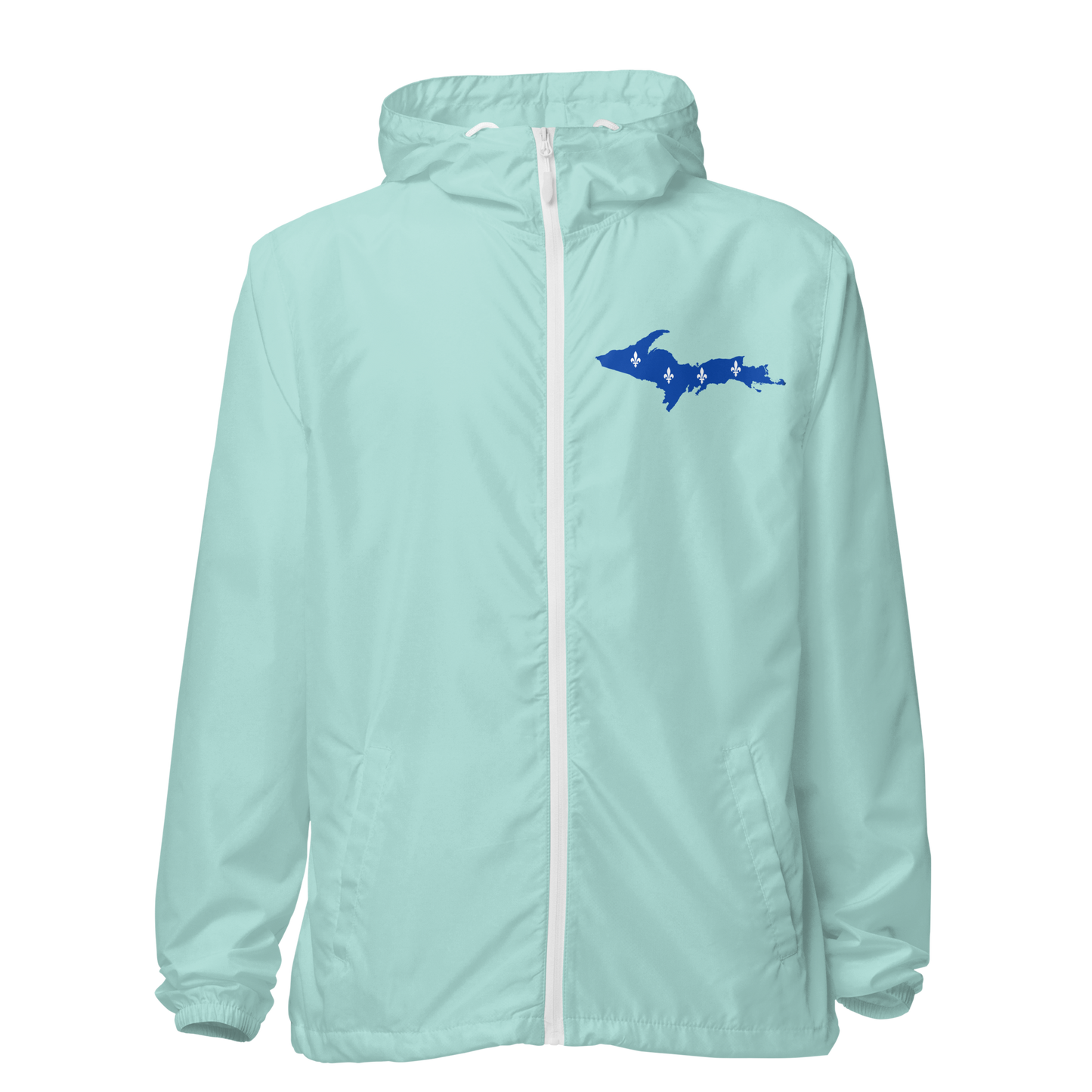 Michigan Upper Peninsula Windbreaker (w/ UP Quebec Flag Outline)