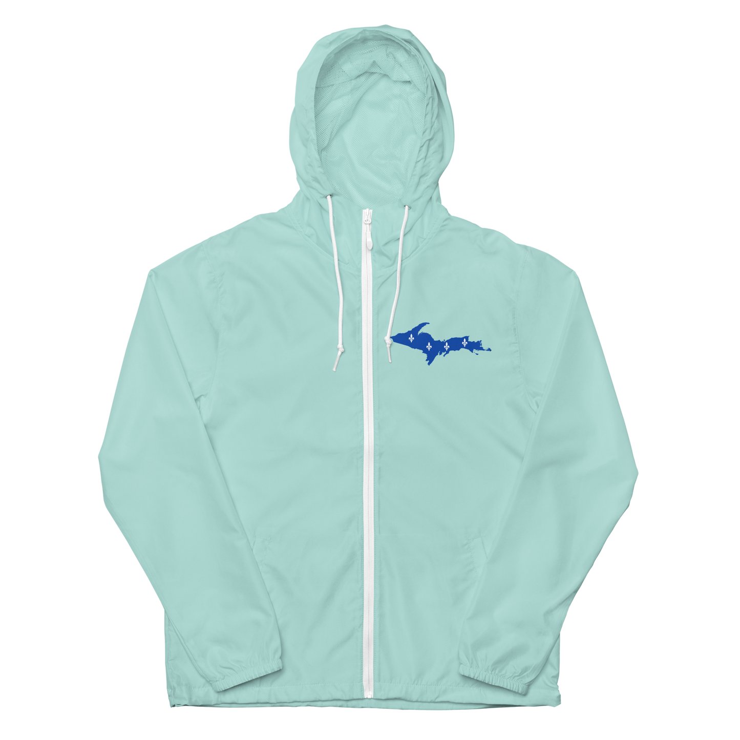 Michigan Upper Peninsula Windbreaker (w/ UP Quebec Flag Outline)