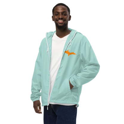 Michigan Upper Peninsula Windbreaker (w/ Orange UP Outline)