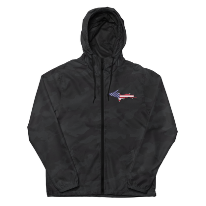 Michigan Upper Peninsula Windbreaker (w/ UP USA Flag Outline)