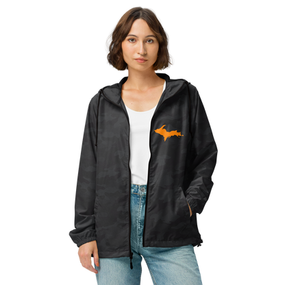 Michigan Upper Peninsula Windbreaker (w/ Orange UP Outline)