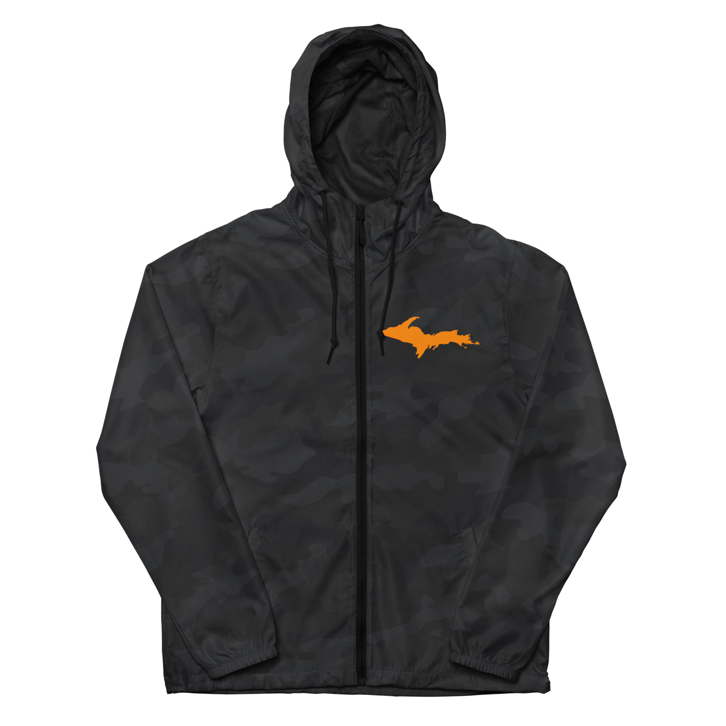 Michigan Upper Peninsula Windbreaker (w/ Orange UP Outline)