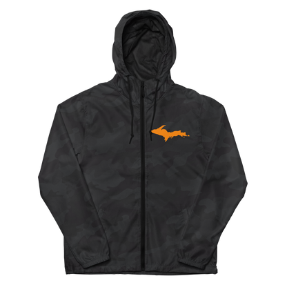 Michigan Upper Peninsula Windbreaker (w/ Orange UP Outline)