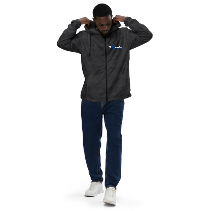 Michigan Upper Peninsula Windbreaker (w/ UP Finland Flag Outline)