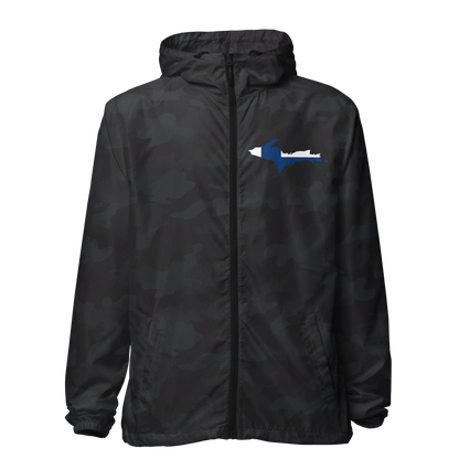 Michigan Upper Peninsula Windbreaker (w/ UP Finland Flag Outline)