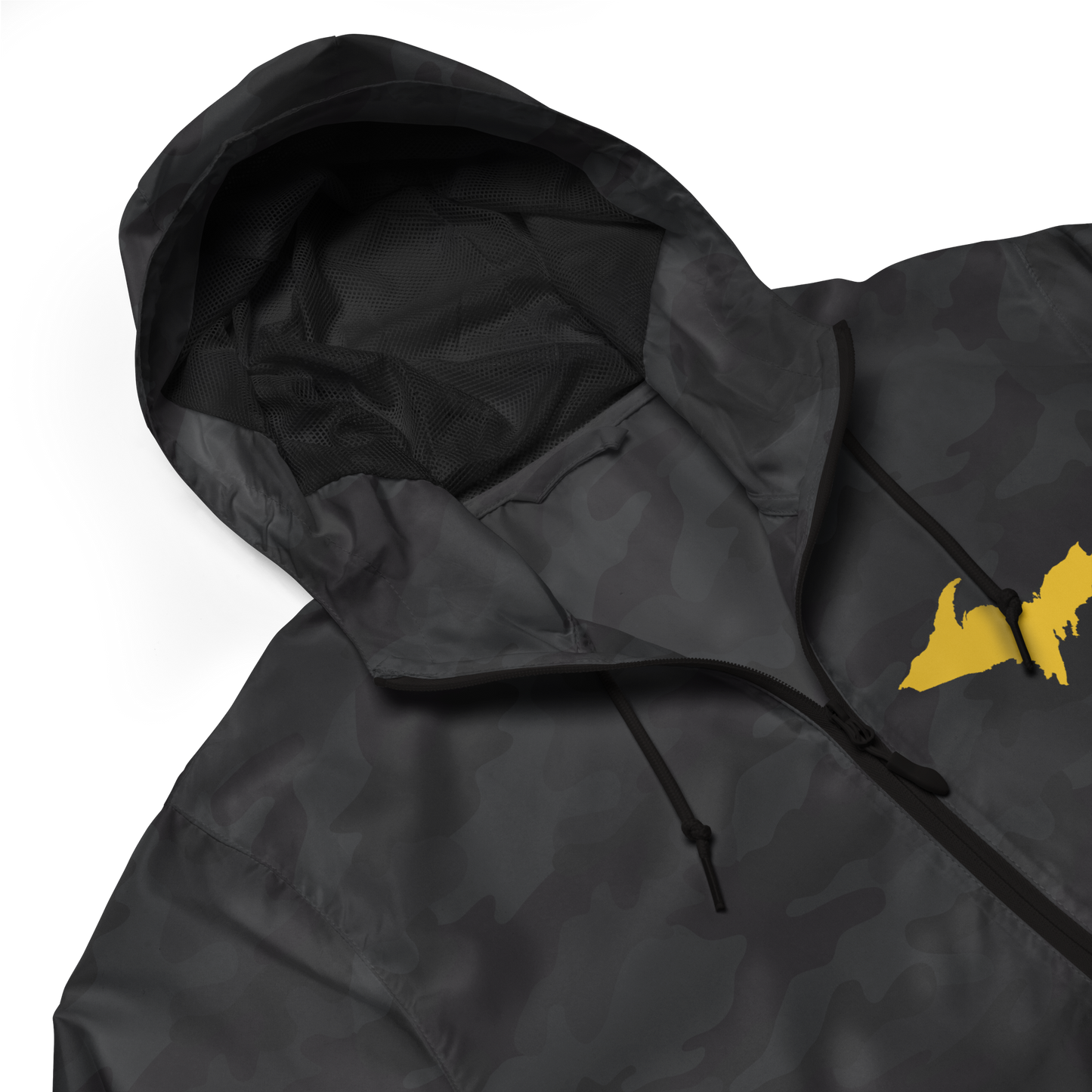 Michigan Upper Peninsula Windbreaker (w/ Gold UP Outline)