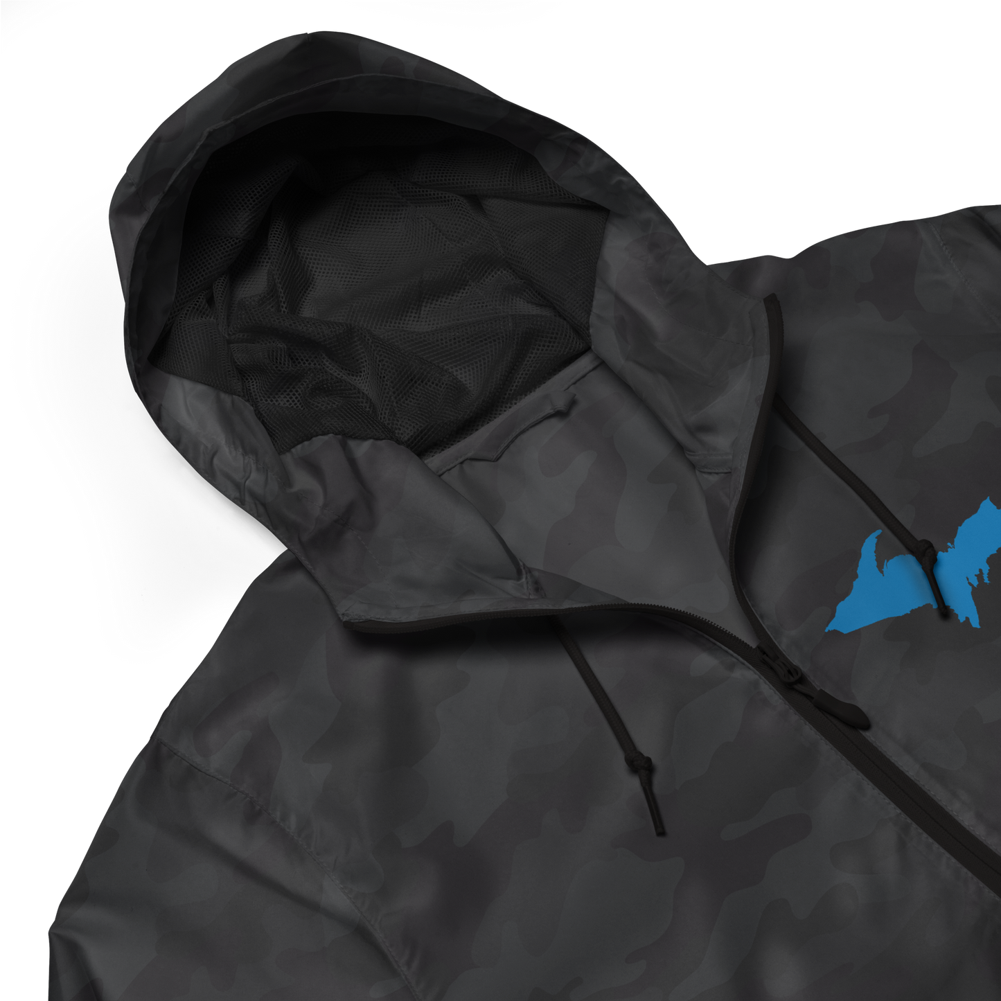 Michigan Upper Peninsula Windbreaker (w/ Azure UP Outline)